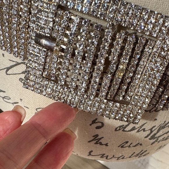 Silver Rhinestone Belt - Picture 6 of 11